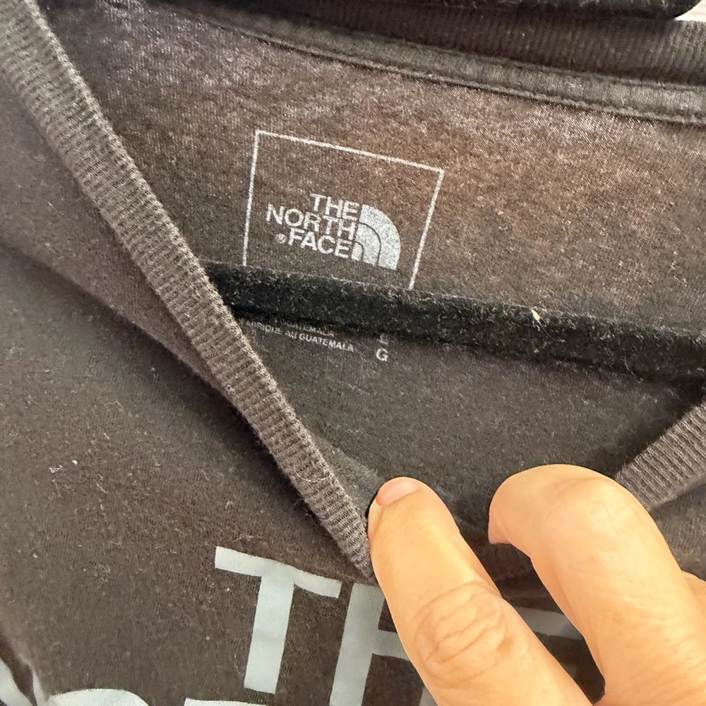 The‎ North Face Black Tee with White Logo